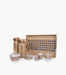 Geo beige Dates Bowl w/ Lid - Roomours UAE