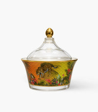Leopard Dates Bowl w/ Lid