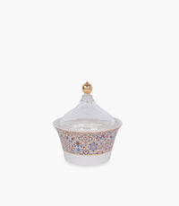 Andalusia Gold Dates Bowl w/ Lid - Roomours UAE