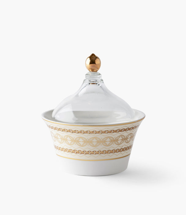 Marayah Pearl Dates Bowl w/ Lid