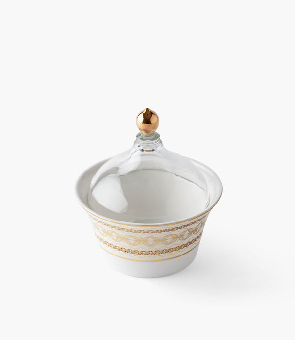Marayah Pearl Dates Bowl w/ Lid
