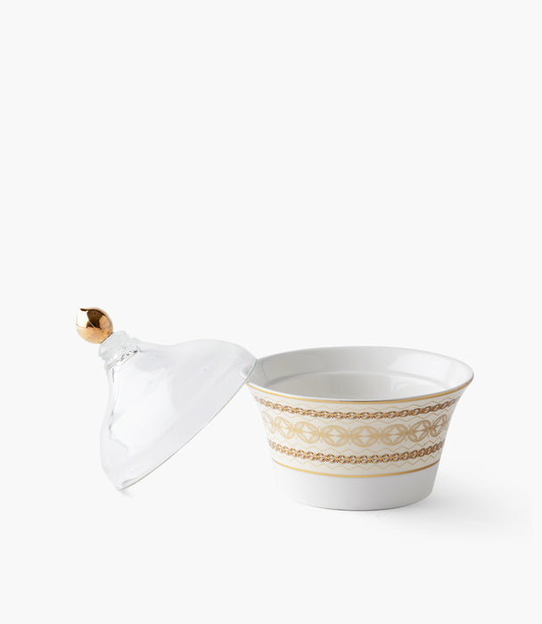 Marayah Pearl Dates Bowl w/ Lid