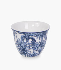 Summer Palm - White Porcelain Gawa Cup S/6 - Roomours UAE