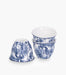 Summer Palm - White Porcelain Gawa Cup S/6 - Roomours UAE