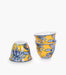 Summer Palm - Yellow Porcelain Gawa Cup S/6 - Roomours UAE