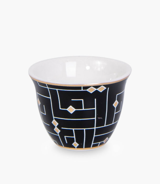 Koofi Porcelain Gawa Cup S/6 - Roomours UAE