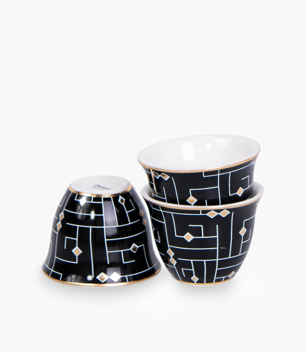 Koofi Porcelain Gawa Cup S/6 - Roomours UAE