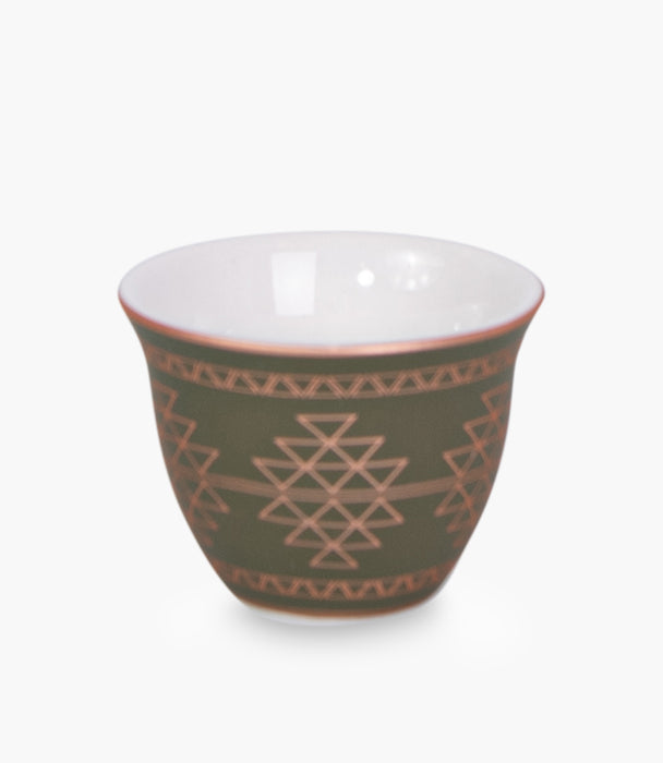 Badiyah Diamond Porcelain Gawa Cup S/6