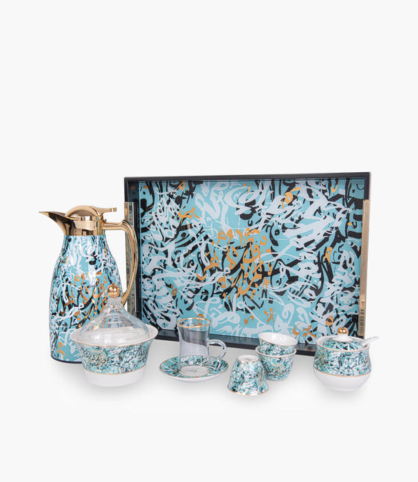 Diwani Porcelain Gawa Cup S/6 - Roomours UAE