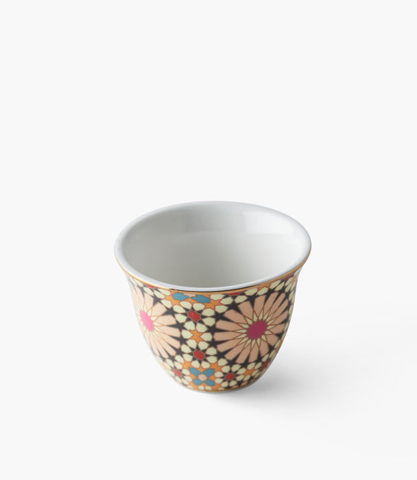 Naqsh Beige/Pink Gawa Cup (S/6)
