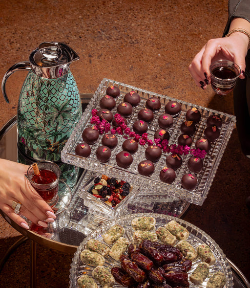 Palace Chic-Silver S/6 Tea Cup w/Saucer 120mL - Roomours UAE