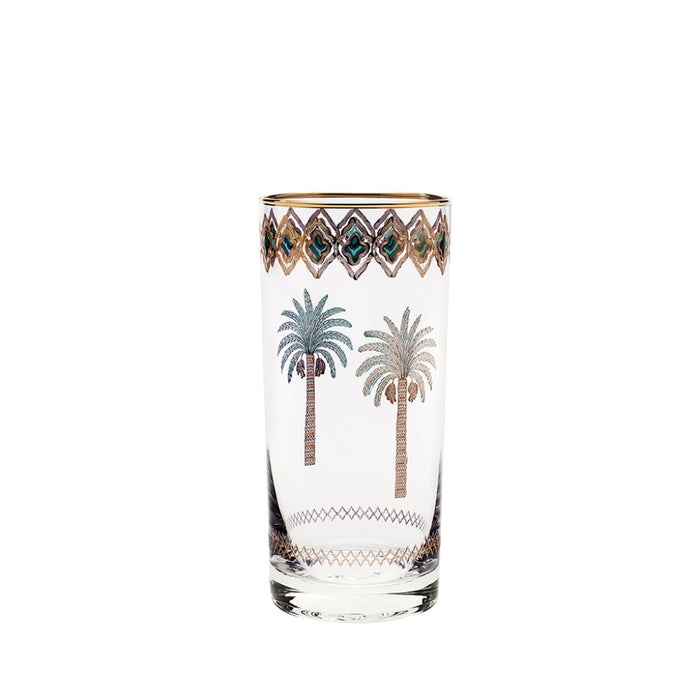 Palm Green Set of 6 Long Drink 350 ml