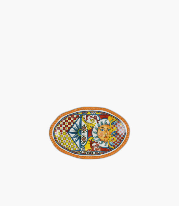Trinacria Porcelain Small Oval Platter 30,5X 20cm