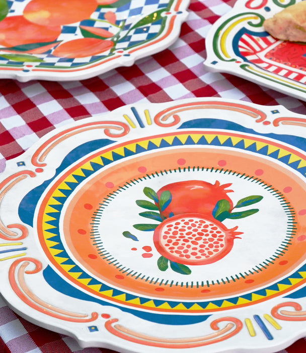 Dolce Vita Dinner Plate Pomegranate Dia28cm