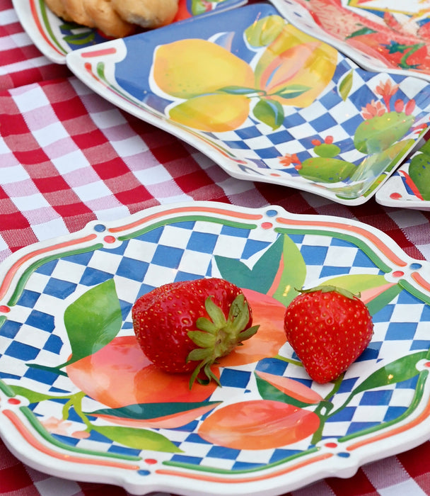 Dolce Vita Dessert Plate Oranges Dia22cm