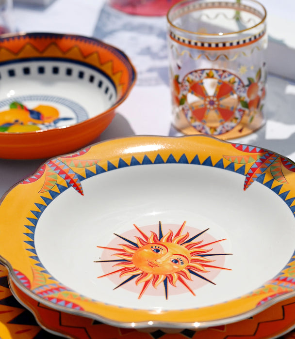 Dolce Vita Soup Plate Sun Dia23cm