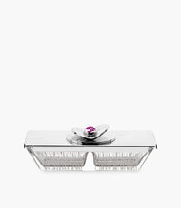 Petra Double Bowl With Cover 13x6cm