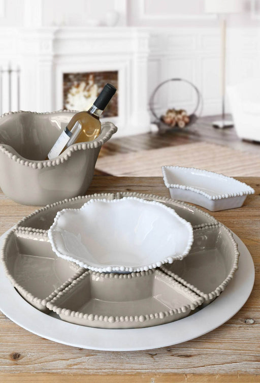 Joke Table & Kitchen Melamine Salad Bowl Diam. 35 Cm - Taupe - Roomours UAE