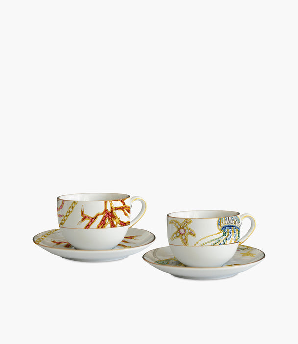 Portofino Set 2 Coffee Cups - Star Porcelain