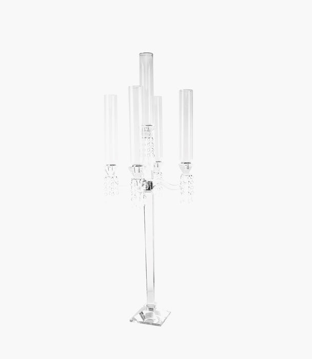 5 Arms Crystal candelabra 115 cm