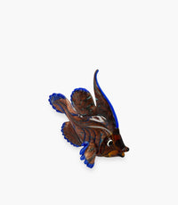 منحوتة سمكة كولورفل كرييشنز زجاجية ملوّنة - 28×15×22 سم