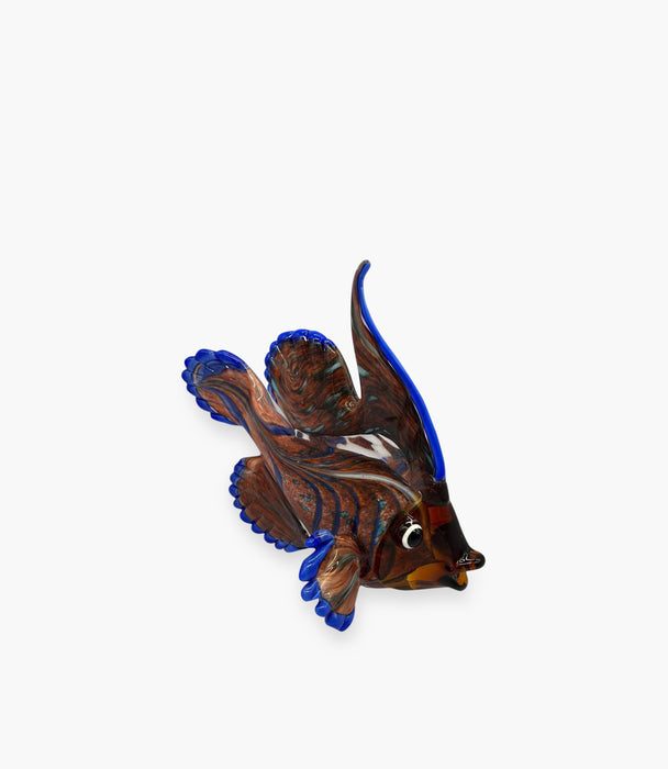 منحوتة سمكة كولورفل كرييشنز زجاجية ملوّنة - 28×15×22 سم