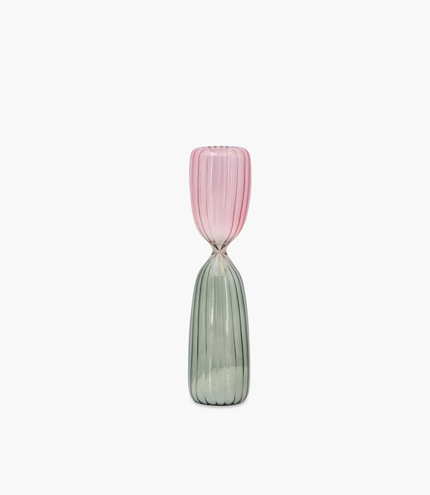 Rainbow Pink/Green Hour Glass