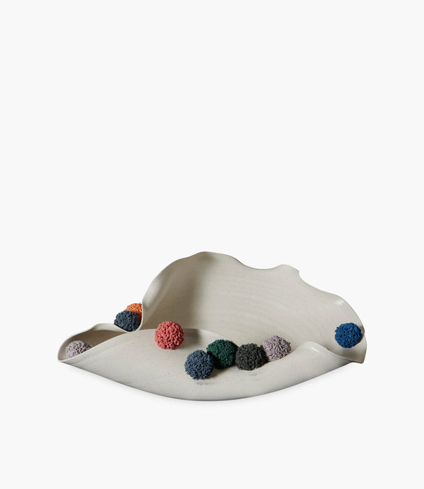 Pom Pom Hand Made Ceramic Bowl 57*44*20cm