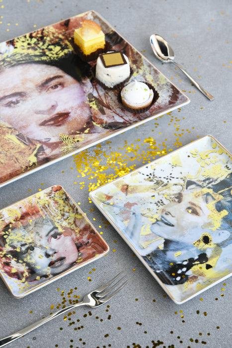 Memories Porcelain Mini Tray 15x15cm - Frida