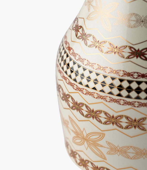 دلّة مرايا بيرل ستانلس ستيل مزينة بنقوش هندسية