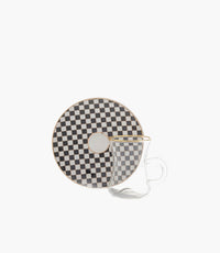Circus Black/White Tea set for 6 People/ 12 Pieces