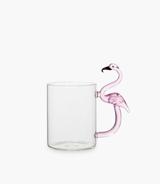 Flamingo Clear Mug 14*8*13.5cm