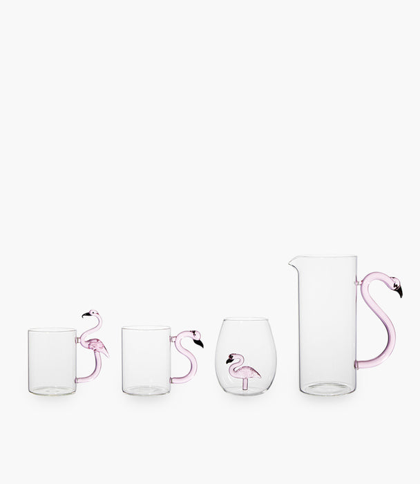 Flamingo Clear Mug 14*8*13.5cm