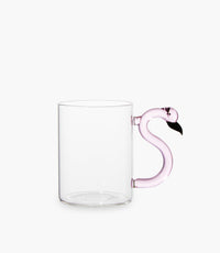 Flamingo Clear Mug 13.5*8*10cm