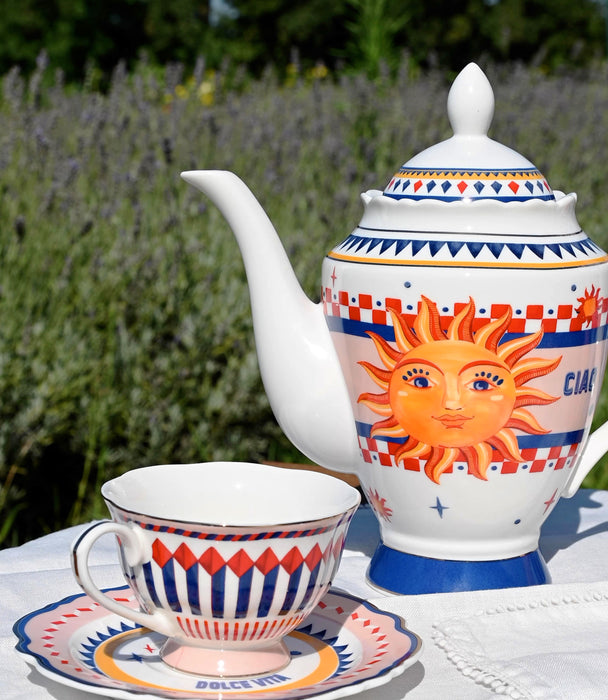 Dolce Vita Teapot Dia13cm H. 23.5 L 26cm