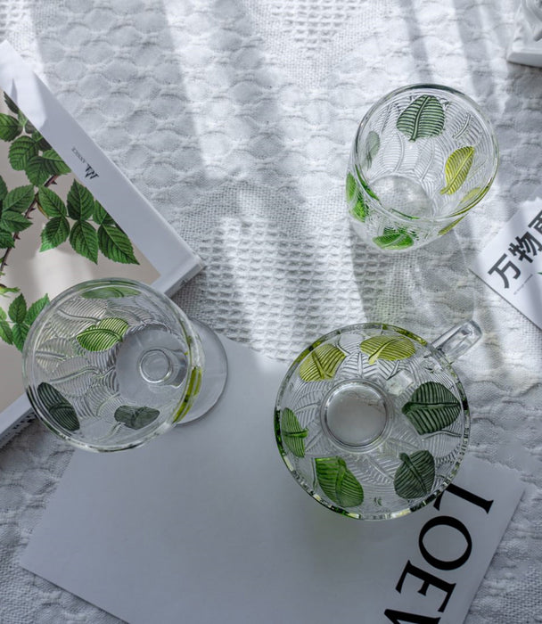 Leaf Juice Glass 8.3*8.3*17cm