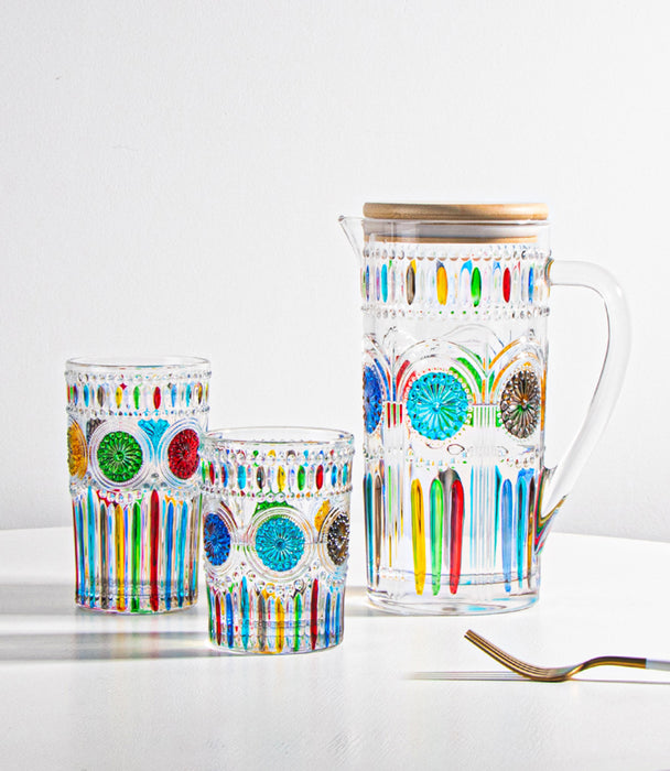 كأس هاي بول سن فلاور زجاج برسوم دوار الشمس