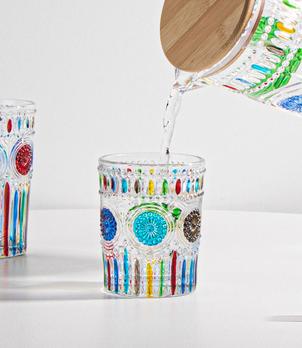 كأس هاي بول سن فلاور زجاج برسوم دوار الشمس