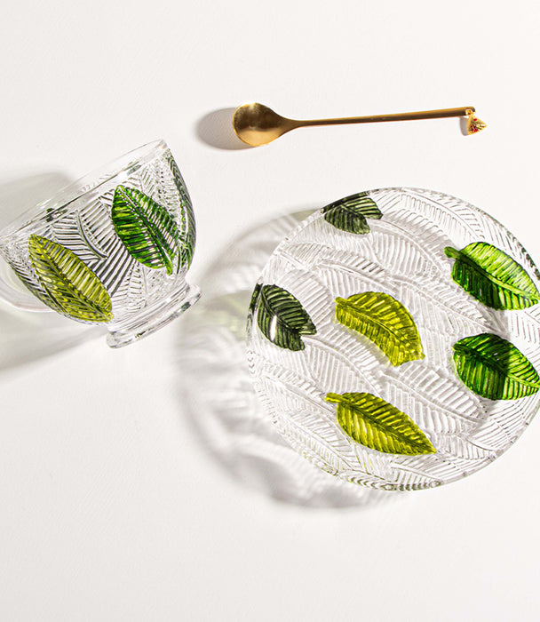 Leaf Round Plate 17.8*17.8*2.5cm