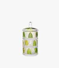 Leaf 3-Layers Candy Jar 12.5*12.5*25.5cm