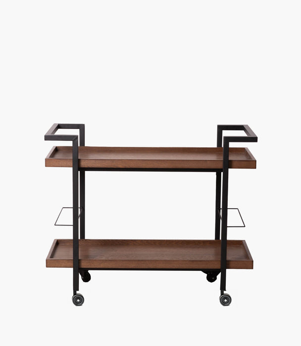 Stark Serving Trolley Brown 950*412*800H mm - Roomours UAE