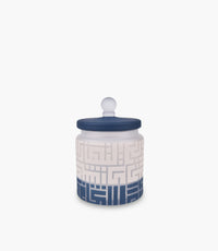 Kufic Blue Sand Decorated Box L 19* 16 cm
