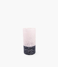 Kufic Vase Beige/Sand 30*16cm - Roomours UAE