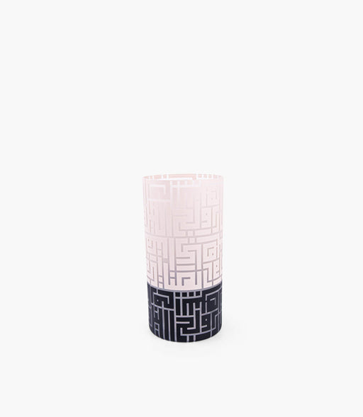 Kufic Vase Beige/Sand 30*16cm - Roomours UAE