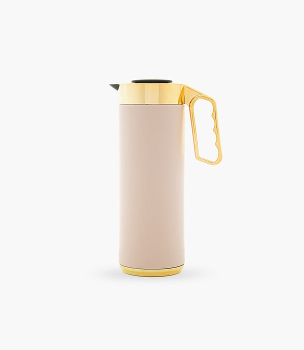 Cylinder Thermos 1L Sand Gold Matt