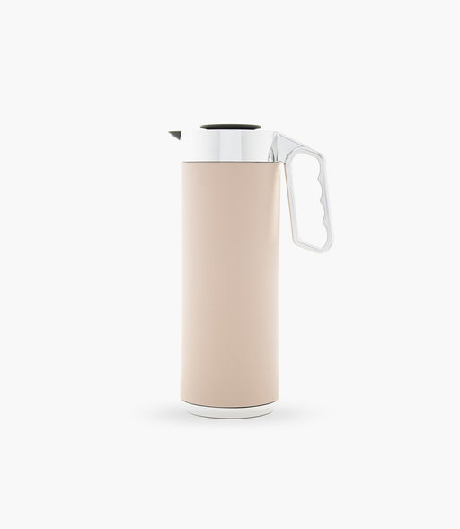 Cylinder Thermos 1L Sand Silver Matt - Roomours UAE