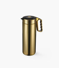 Cylinder Full Gold Thermos 1L