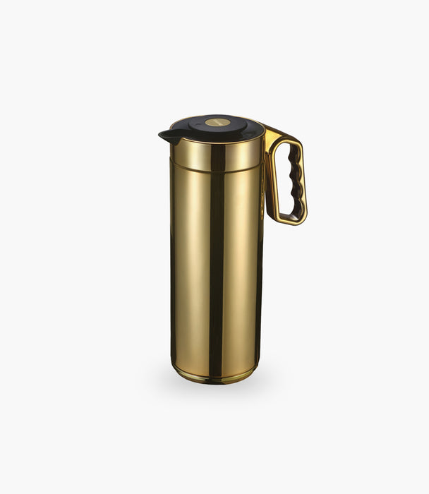 Cylinder Thermos 1L Full Gold