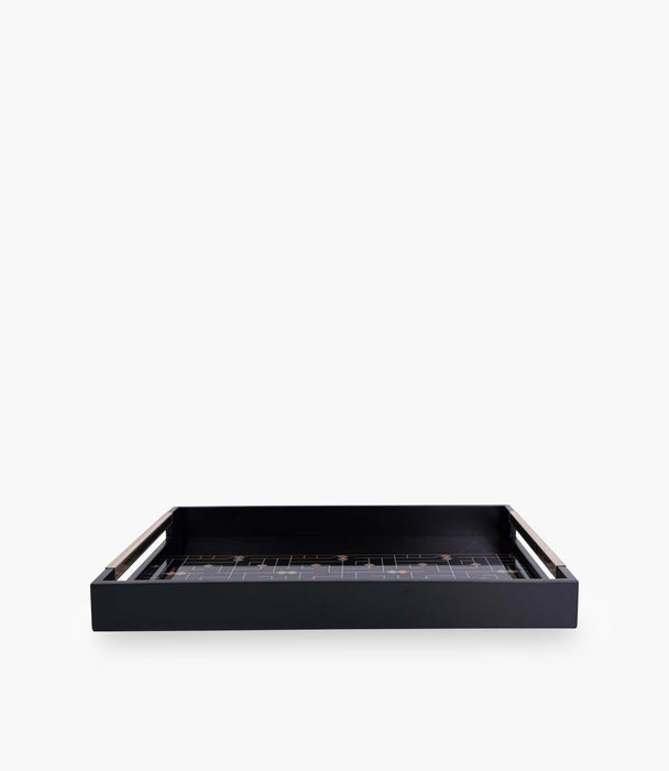 Koofi Wooden Tray 48.3*33.8*5 cm - Roomours UAE