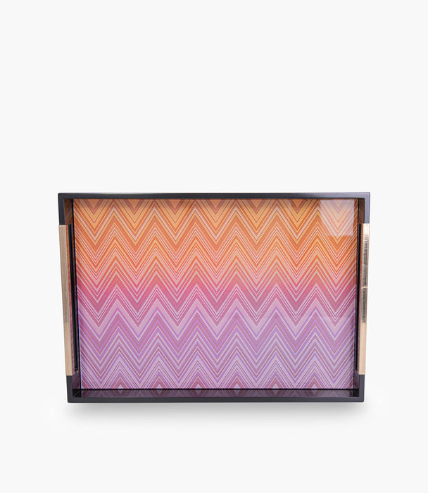 Longuette Light Color Gold Wooden Tray
 48.3*33.8*5 cm - Roomours UAE